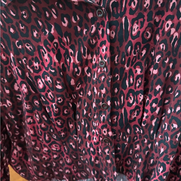 Zara women’s top NWOT animal print size large - Picture 14 of 16